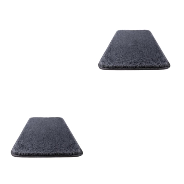 Ounissouiy Alfombra de baño moderna - Alfombra de baño impermeable y cómoda Alfombra de baño Alfombras de baño gris 40 * 60 cm gris 40*60cm 2piezas