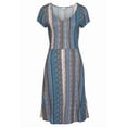 thumbnail image 4 of LASCANA Women's Pattern V-Neck Dress, 4 of 5
