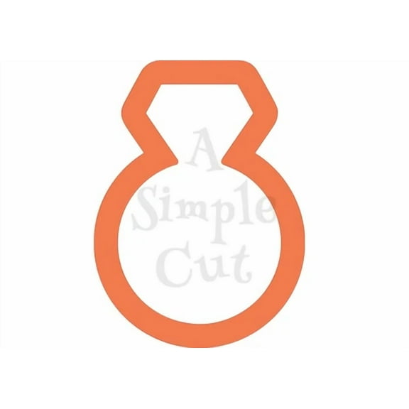Engagement Ring Cookie Cutter