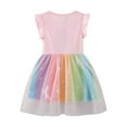 thumbnail image 3 of Toddler Flower Girl Dress Summer Sleeveless Cute Tutu Dresses for Girls Party Dress 2-7 Years, 3 of 5