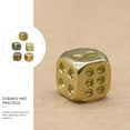 thumbnail image 3 of Miangastore Solid Copper Dice Cube Shaped Crafted Design For Adults At Bars 5Pcs 0.43X0.43X0.43In, 3 of 8