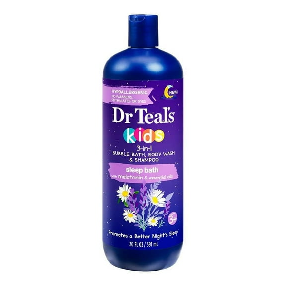 Body Wash 3 en 1 Dr Teals Kids melatonina 591ml