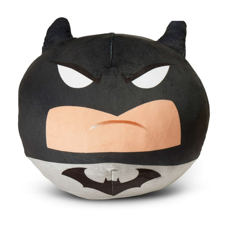 Warner Bros Batman Grey Detective Cloud Pillow 11 Inch Round Kids Sleeping Travel Size Walmart