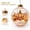 Santa & Merry-Go-Round, variant on Clear Christmas Ball with LED Lights, 3D Christmas Angel Scene Transparent Plastic Hanging Ornament, Lighted Holiday Tree Ball Decor for Xmas Party Home Indoor Centerpiece, 3.93in