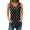 Black, variant on Scyoekwg Summer Tank Tops for Women V-Neck Tunic Tank Tops Sleeveless T Shirts Loose Shirts Trendy Polka Dots Print Comfy Casual Tshirt Blouses (Yellow,L)