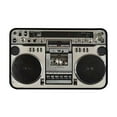 thumbnail image 2 of Qiweii Record Player Themed Home Living Room Door Mat Non-Slip Dirt-Resistant Floor Mat Carpet, 2 of 6