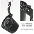 thumbnail image 2 of IMIKEYA Hanging Cup Holder  2Pcs Black Plastic Car Headrest Beverage Organizer, 2 of 8