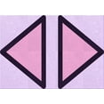 thumbnail image 1 of Ahgly Company Indoor Rectangle Patterned Orchid Purple Area Rugs, 7' x 10', 1 of 1