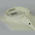 thumbnail image 3 of Men's Tuxedo shirt By Classix  Banded Collarless Formal Pleated Front M06 Ivory, 3 of 6