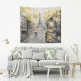 thumbnail image 5 of Yellow Eiffel Tower Lover Tapestry Aesthetic Tapestry Wall Hanging 90" x 60" Inches Home Decor Gifts, 5 of 6