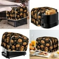 thumbnail image 3 of Renewold Halloween Pumpkin Toaster Cover Wide Slot 2 Slice Bread Toaster Covers Durable Universal Kitchen Small Appliance Baking Supplies Protection Cover, 3 of 6