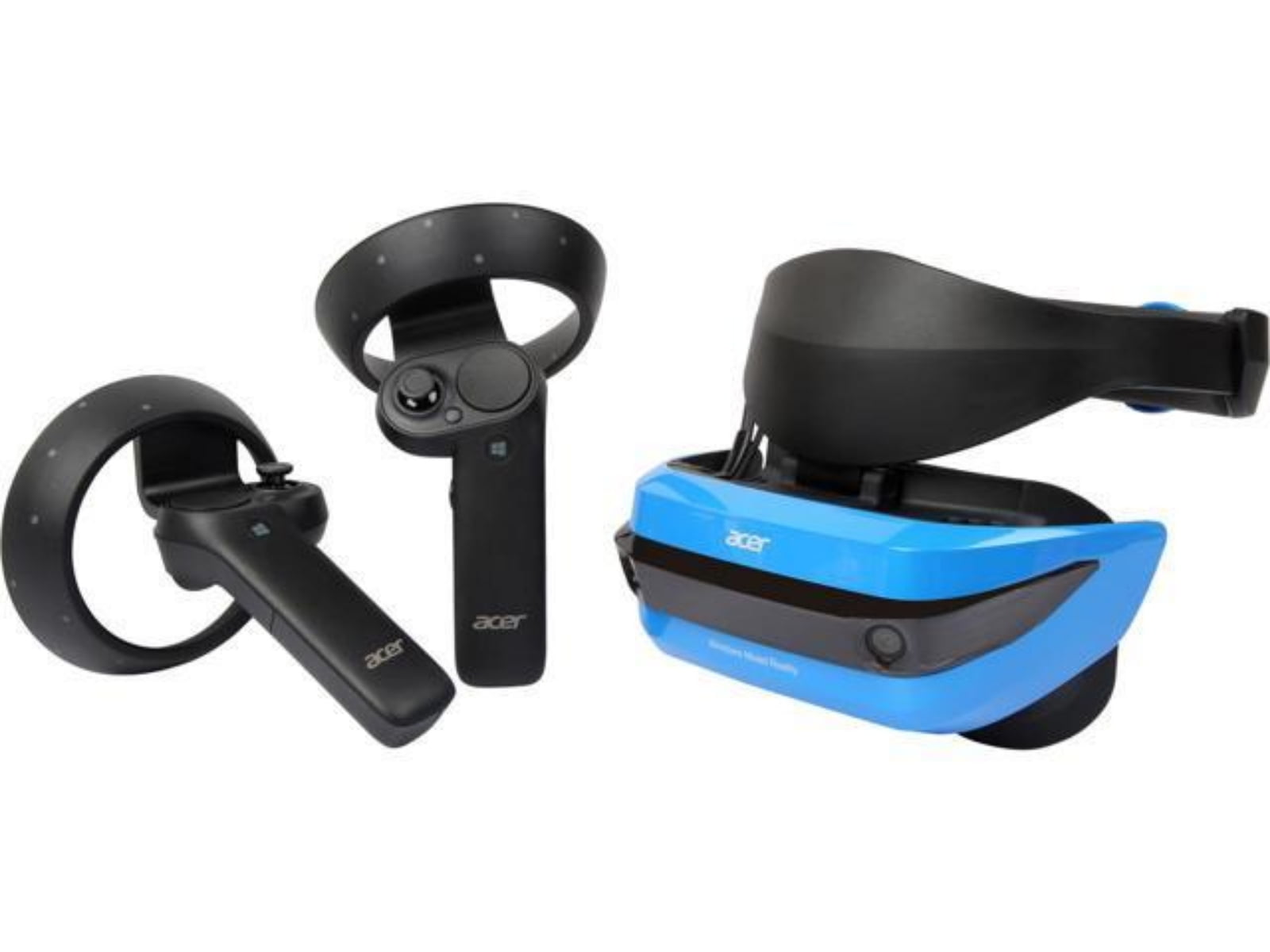 Acer Windows Mixed Reality Headset And 2 Motion Controllers For Pc Ah101 Refurbished Walmart Com Walmart Com
