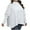 White, variant on DianGeFu Womens Long Sleeve T-Shirt with Super Soft Stretch Fabric Fall,Women's Fashion Large Size Loose Long Sleeve Choker Slit Pullover,Red,Free Size
