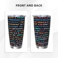 Cauagu Function Source Code1 Pattern 20oz Tumbler,Stainless Steel