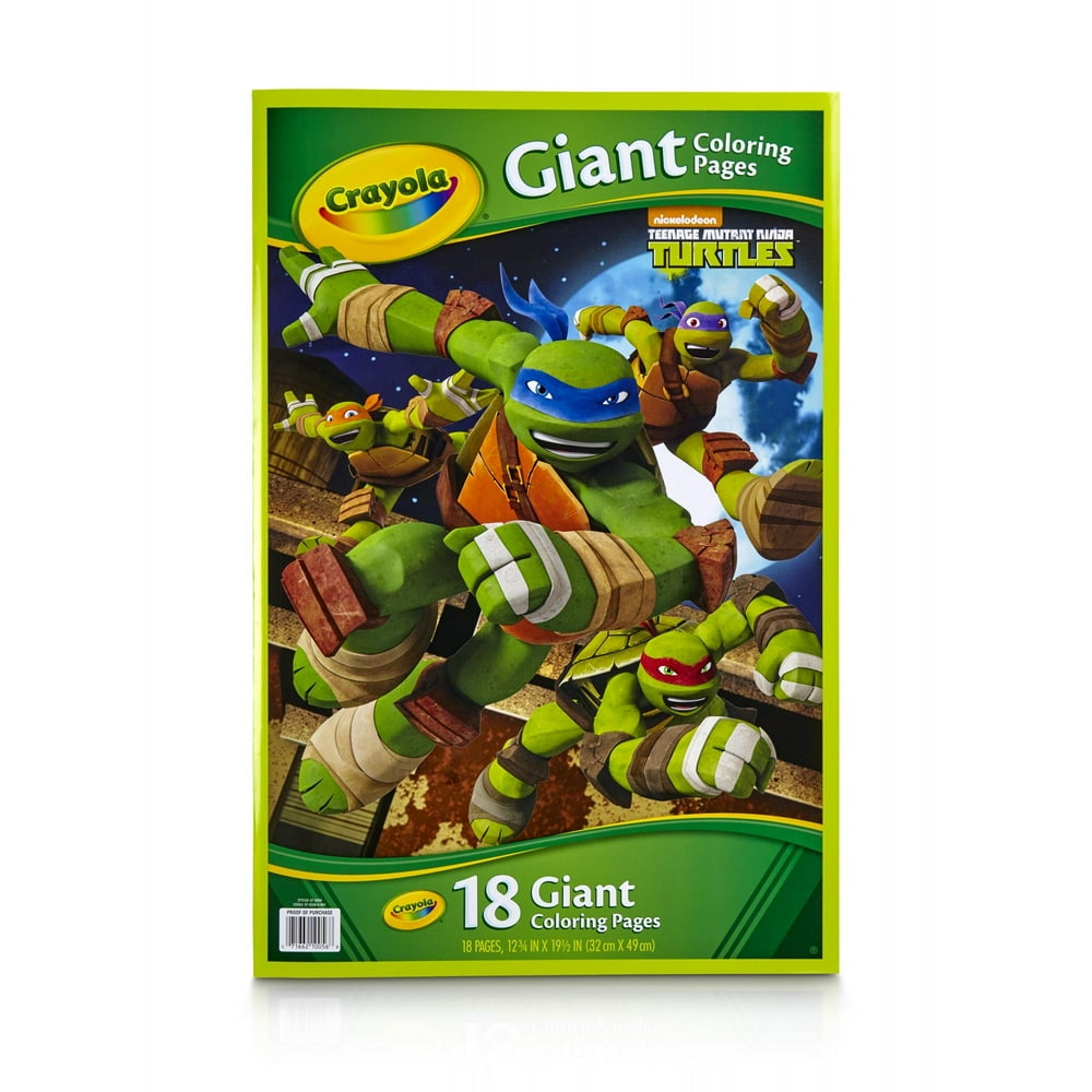 Crayola Teenage Mutant Ninja Turtles Giant Coloring Pages