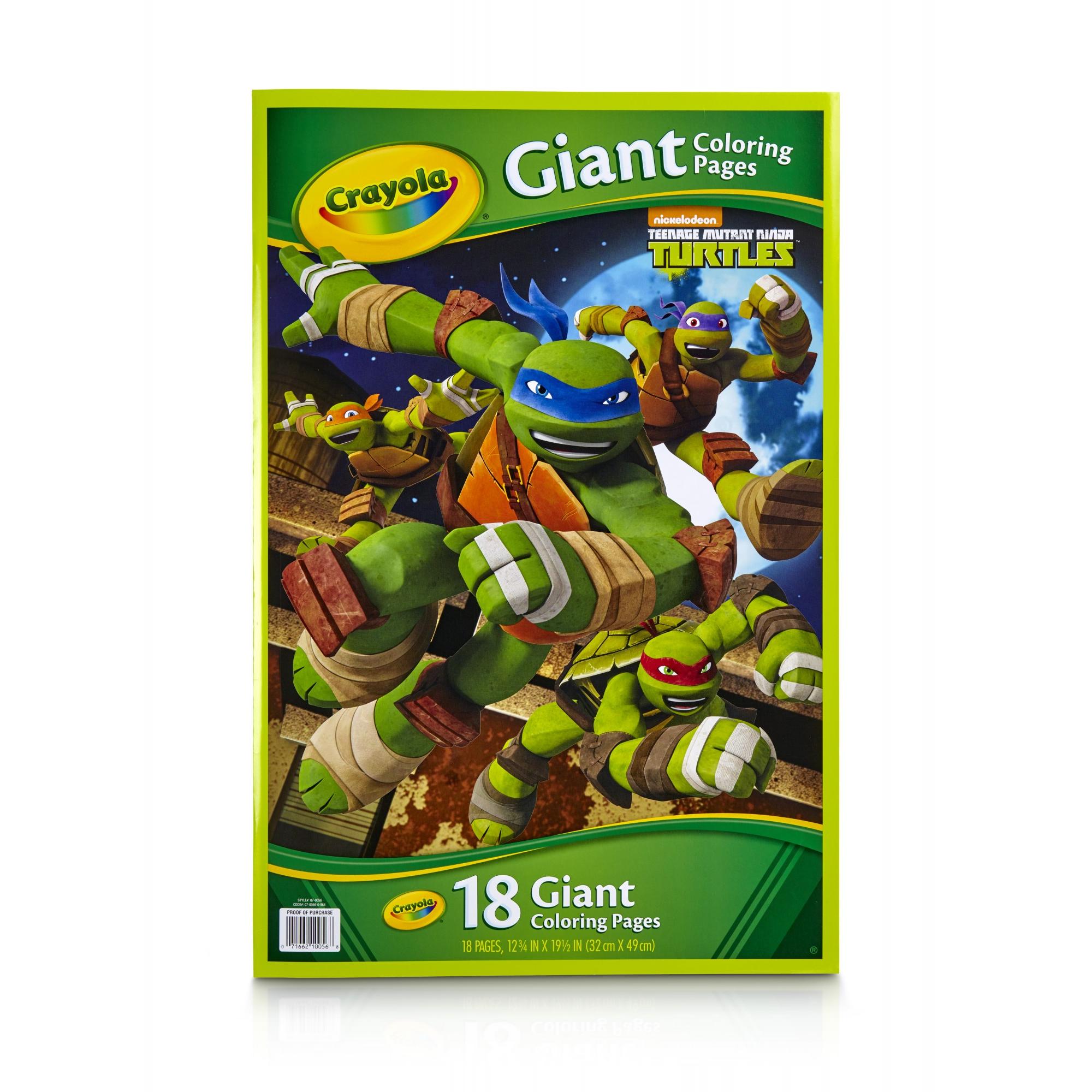 Crayola Teenage Mutant Ninja Turtles Giant Coloring Pages Walmart Crayola Teenage Mutant Ninja Turtles Giant Coloring Pages Walmart