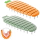 thumbnail image 1 of Cepillo para limpieza de frutas y verduras, cepillo para verduras con diseño flexible para una amplia aplicación en la cocina y el hogar, forma ergonómica, juego de 2 cepillos para fregar zanahorias, 1 of 7