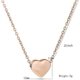 thumbnail image 3 of Simple and exquisite love necklace for women and girls birthday gold and silver rose gold, 3 of 3