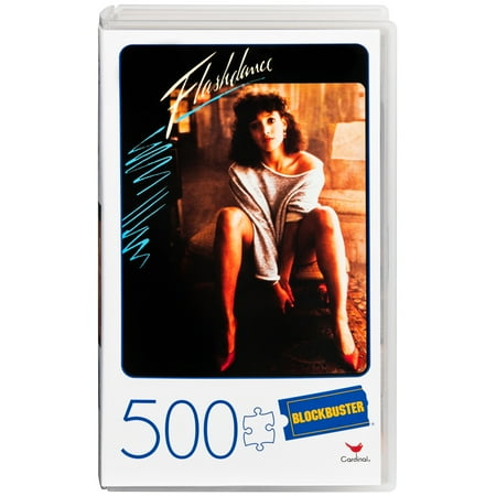 UPC: 0778988301371 | 500-Piece Puzzle in Plastic Retro Blockbuster VHS Video Case Flashdance