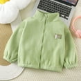 thumbnail image 4 of Bysome Girls Tees Kids Boys Polar Jacket Fall Spring Full Zip Coat Outwear 5-6 Years, 4 of 4