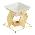 thumbnail image 1 of DOLITY Essential Oil Burner Decorative Candle Tart Burner for Kitchen Bedroom Decor Gold, 1 of 9