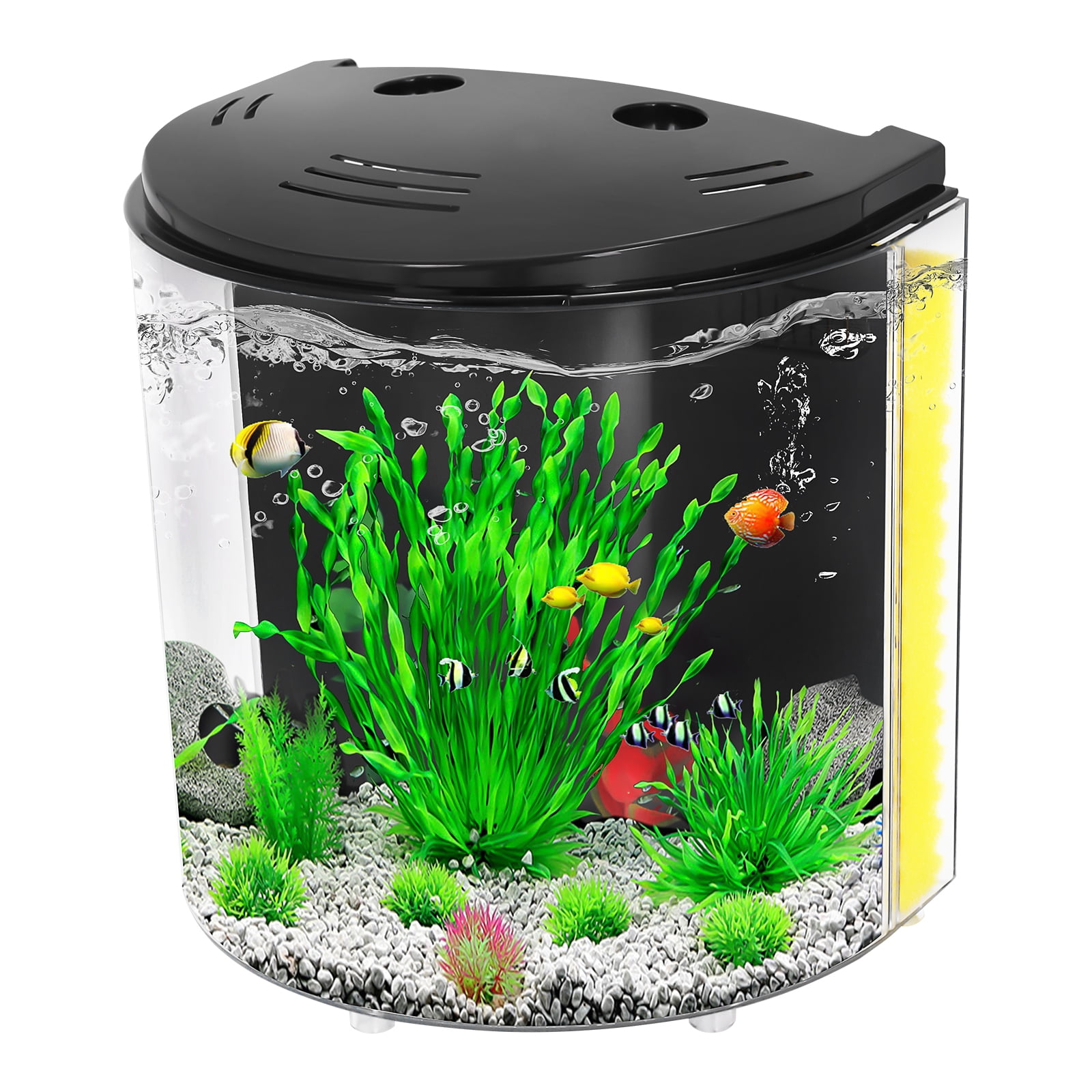 black light fish tank bed