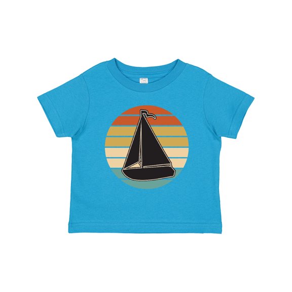 Inktastic Sailboat Vintage Nautical Sailing Boys or Girls Toddler T-Shirt