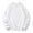 A-White, variant on DODADAWANJ Big and Tall Sweatshirt for Men Graphic Crewneck Sweatshirts Solid Color Athletic Pullover for Daily Casual Workout XXXXL
