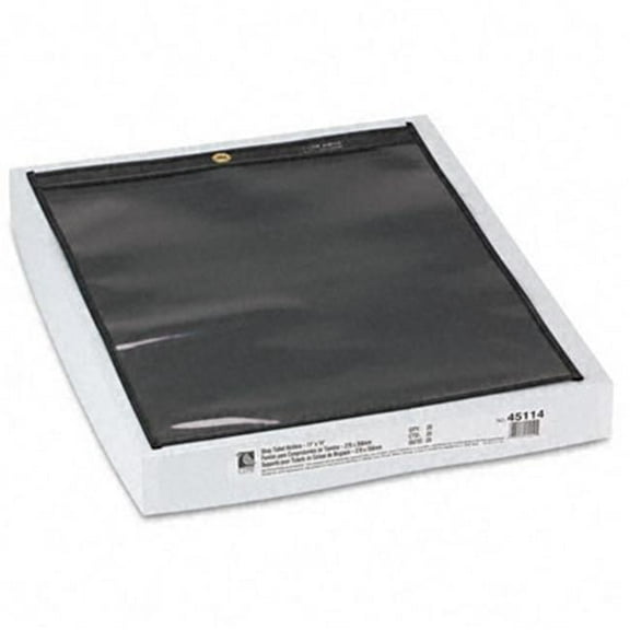 Shop Ticket Holders  11 x 14  Clear Front with Black Pressboard Back  25/box