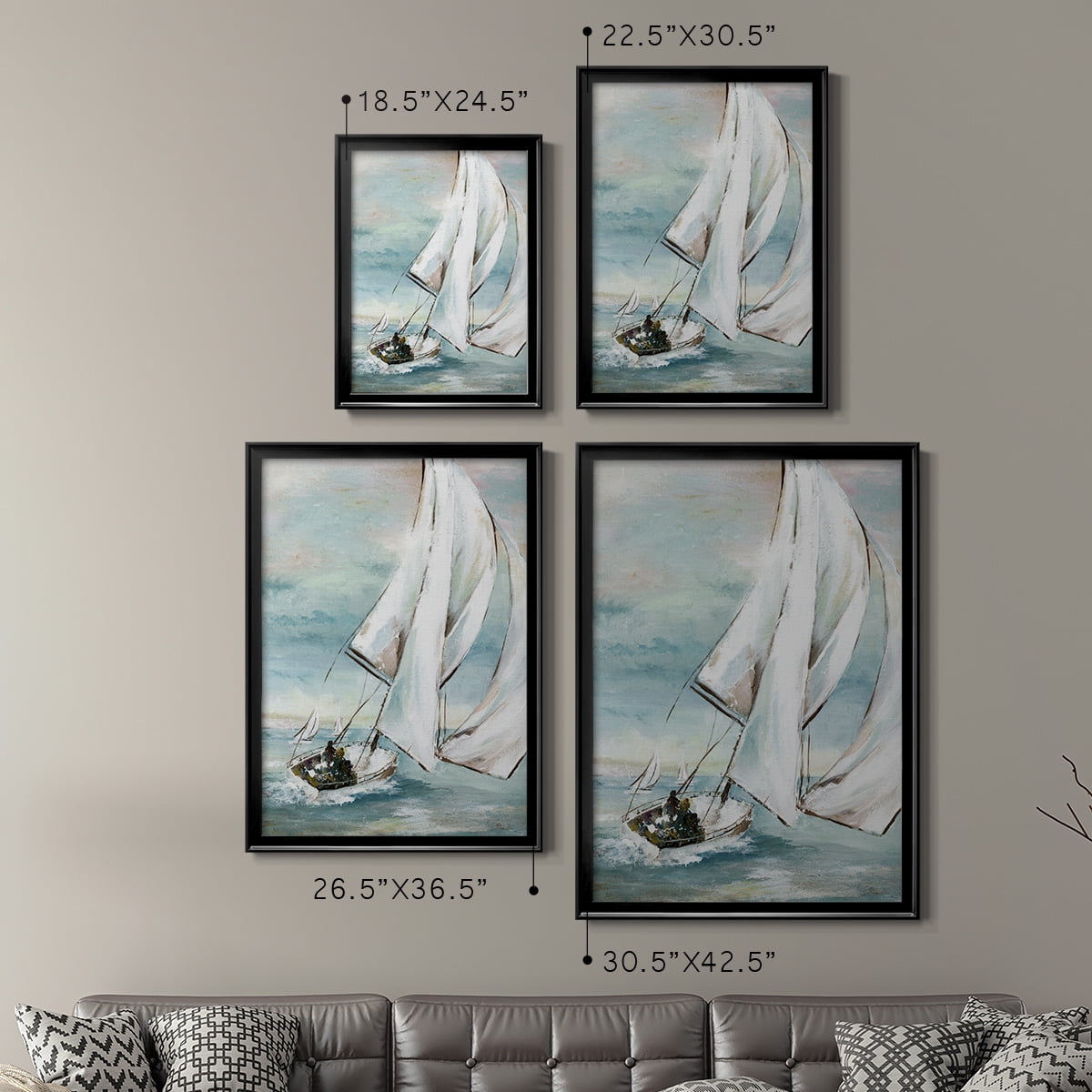 Setting Sail Premium Classic Framed Print - Ready to Hang