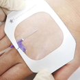 thumbnail image 3 of 100Pcs Waterproof Adhesive PU Film Wound Dressing Sticker For Intravenous Cannula Infusion Catheter Fixation 6x7cm, 3 of 5