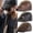 Brown, variant on Men's Leather Beret, Adjustable Newsboy Flat Cap,Charcoal Fits All – Gift Ready
