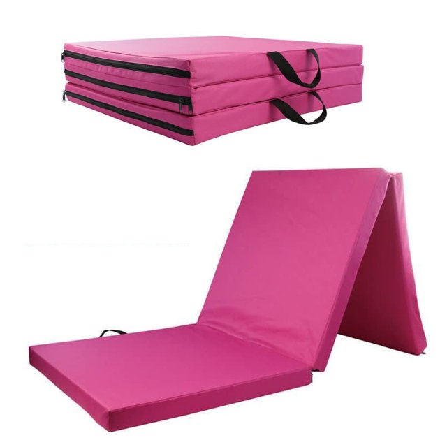 Hot 71''X24''X2" Large Gymnastic Mat Thick Folding Panel Yoga Exercise Tumbling Pad
