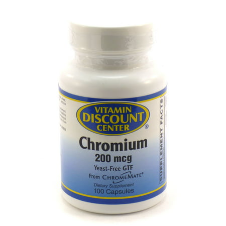 Chromium 200 mcg par Vitamin Discount Center 100 Capsules