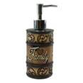 thumbnail image 2 of Western Rustic Tuscany Scroll Inspirational Family Liquid Soap Pump Dispenser, 2 of 4