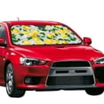 thumbnail image 2 of Disketp Windshield Sun Shade, Car Sun Shade For Front Window Lemon1 Sunshades Sun Visor Protector Blocks Uv Rays Foldable, 2 of 9