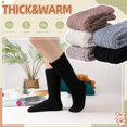 thumbnail image 2 of Womens Fuzzy Socks Soft Cozy Fluffy Slipper Socks Winter Warm Plush Sleeping Christmas Socks 5 Pairs, 2 of 6