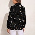 thumbnail image 2 of Starry Sky Long Sleeve Blouse Woman Streetwear Casual Shirts Summer Oversize Woman Streetwear Clothing Birthday Present, 2 of 7
