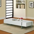 thumbnail image 4 of Pemberly Row Coffee Table with 19mm Tempered Glass Base in White, 4 of 4