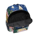 thumbnail image 6 of FORMRS School Backpack with Front Zippered Pocket 12" Student Travel Daypack, Colorful Seaside, 6 of 6