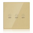 thumbnail image 2 of MAYUJIAA RF 433MHZ Wireless Smart Home Remote Control Wall Light Touch Switch Glass Panel(3 Gang) AF323-6738, 2 of 10