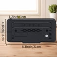 thumbnail image 6 of Unique Bargains Digital Dual Alarm Clock Dimmable Wall Clocks Blue, 6 of 6