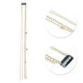 thumbnail image 3 of Unique Bargains 1 Pc Braided Hair Chain Fashion Braid Hair Accessories for Women Delicate Gold Tone, 3 of 5