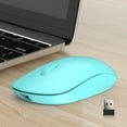thumbnail image 3 of Manunclaims Wireless Mouse, Rechargeable Gaming Mouse - 2.4GHz Noiseless Mouse with USB Receiver - Portable Computer Mice for PC, Tablet, Laptop with Windows/Mac OS System, 3 of 8
