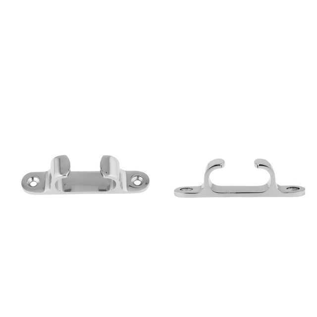 2pcs 152mm Stailnless Steel Boat Cleat Bow Chock Hardware Marine Boat Yacht - Plata kusrkot Calzo de proa de acero inoxidable