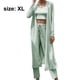 thumbnail image 2 of Conjunto de 3 piezas de cárdigan para mujer, camisetas sin mangas, pantalón palazzo de pierna ancha, 2 of 6