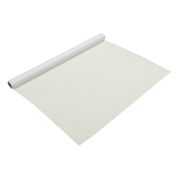 Parche de reparación de cuero autoadhesivo Unique Bargains, cinta de reparación de cuero de fuerte adherencia, cuero sintético blanco 19.6" x 39"