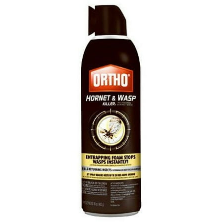 Ortho 0192610 071549019266 Hornet and Wasp Killer, 16 oz, Brown/A