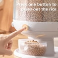 thumbnail image 3 of Tarro De Grano Organizador de alimentos secos de 6 rejillas Tarro de almacenamiento de granos diversos transparente Suministros de cocina Wdftyju Libre de BPA, 3 of 7