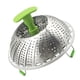 thumbnail image 2 of Cesta de vapor plegable de acero inoxidable para verduras, pescado y mariscos, 2 of 10